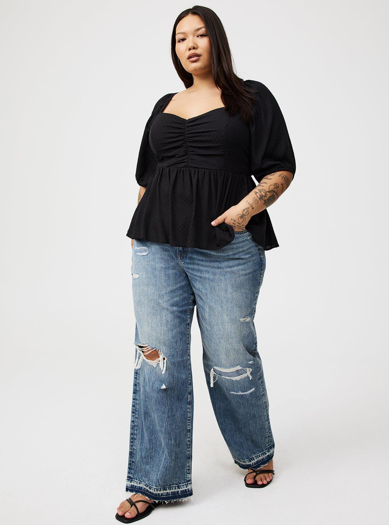 Peplum Sweetheart Top