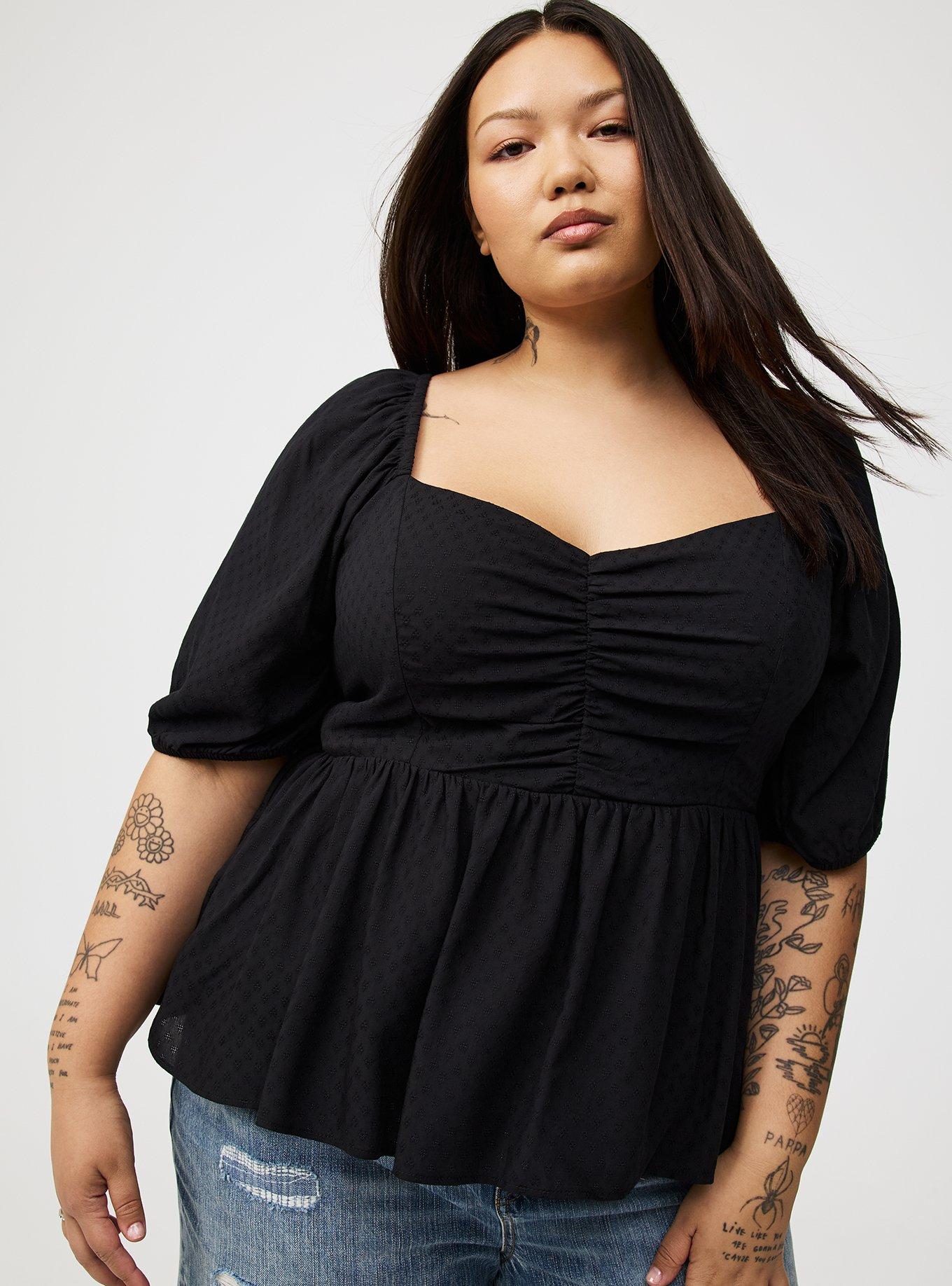 Peplum Sweetheart Top
