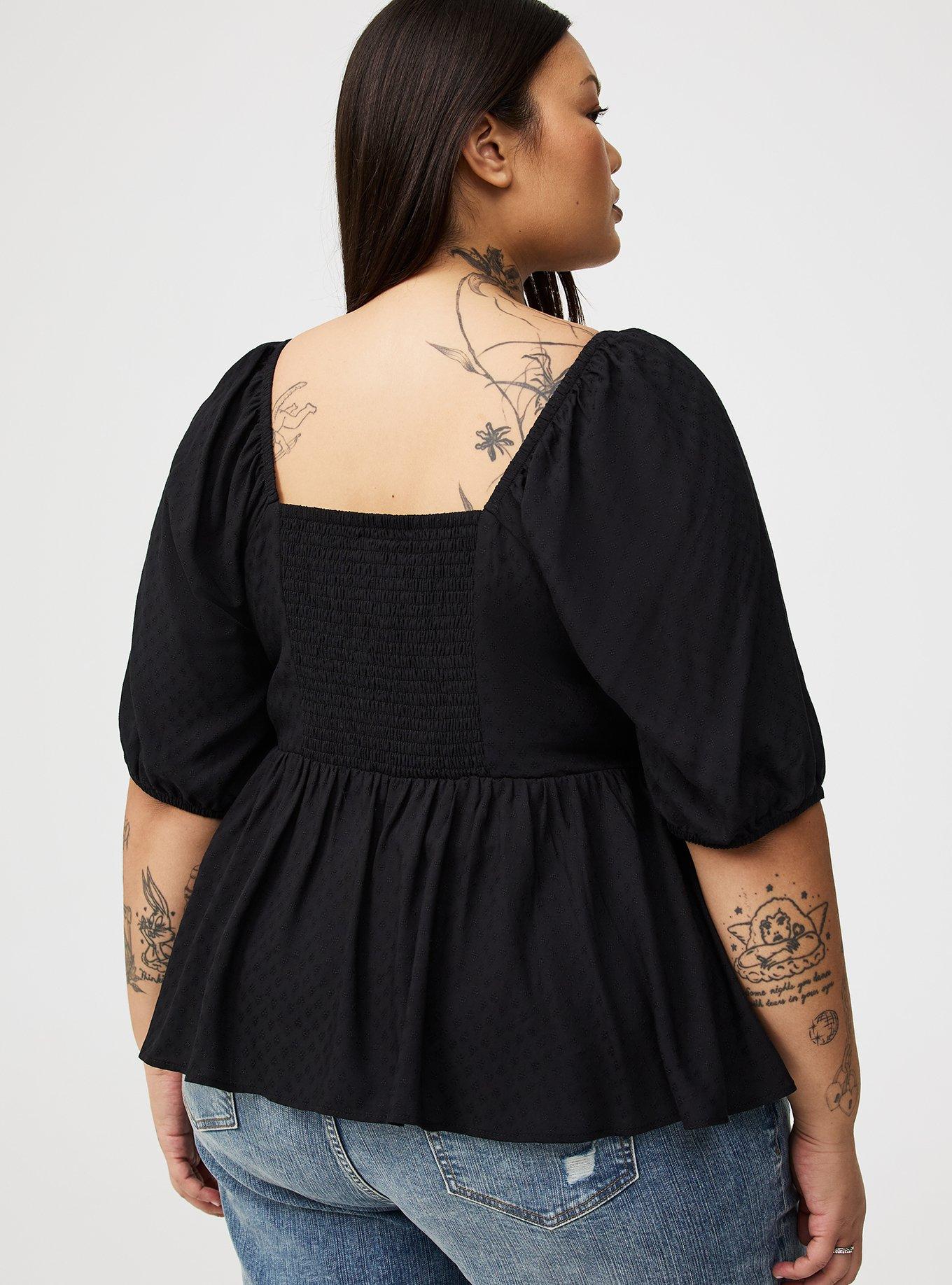 Peplum Sweetheart Top