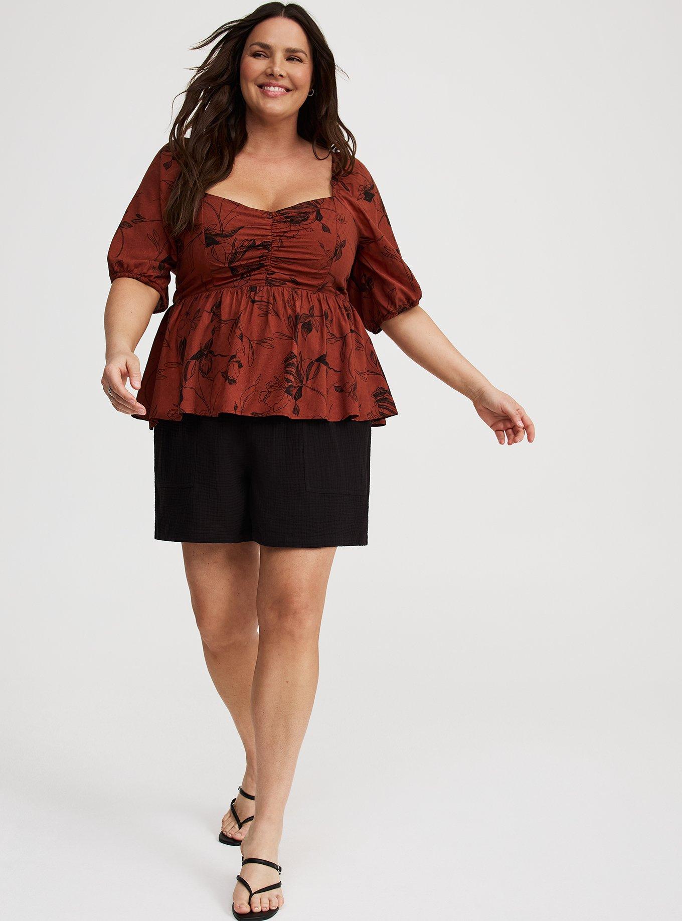 Peplum Sweetheart Top
