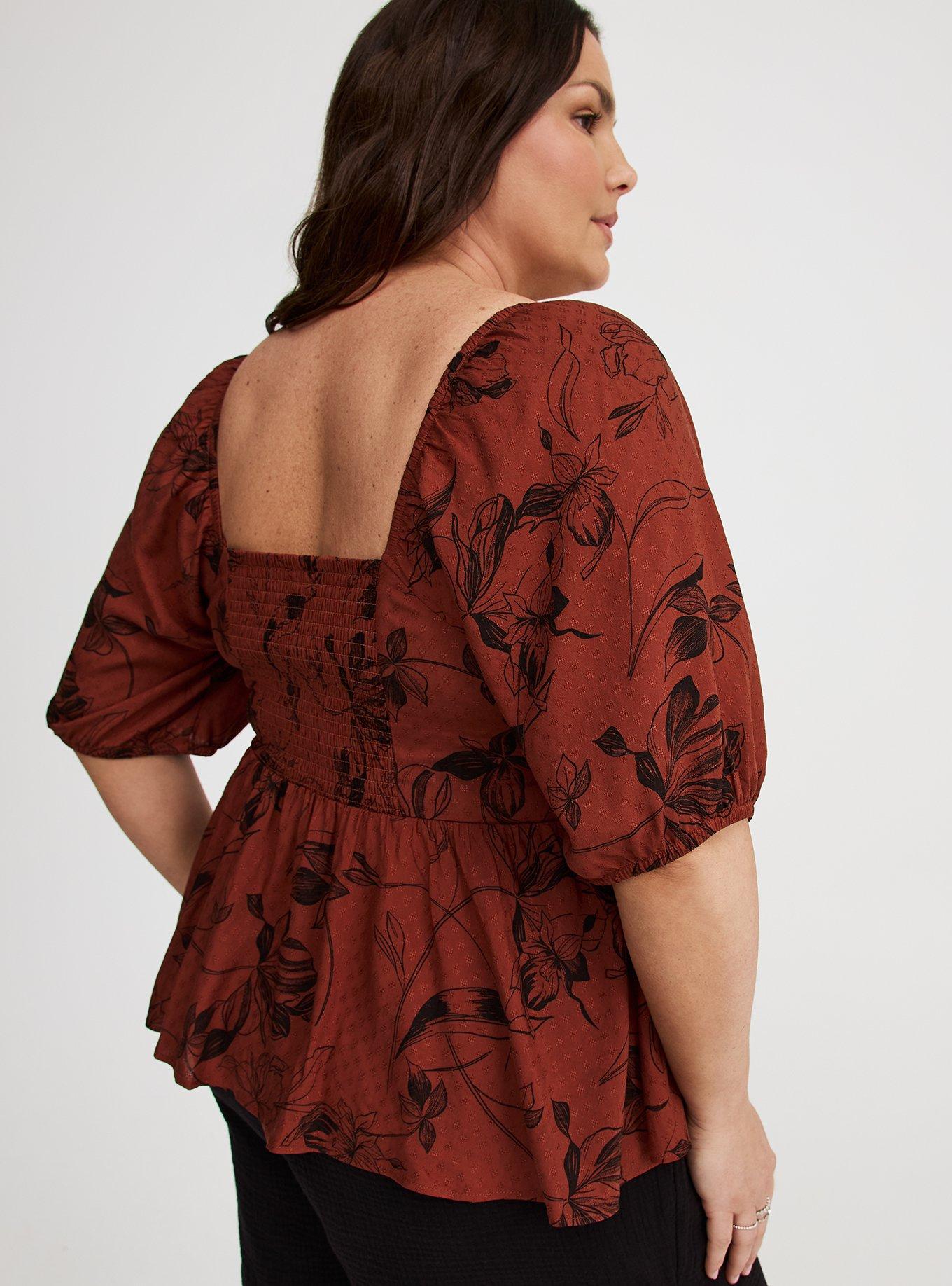 Peplum Sweetheart Top