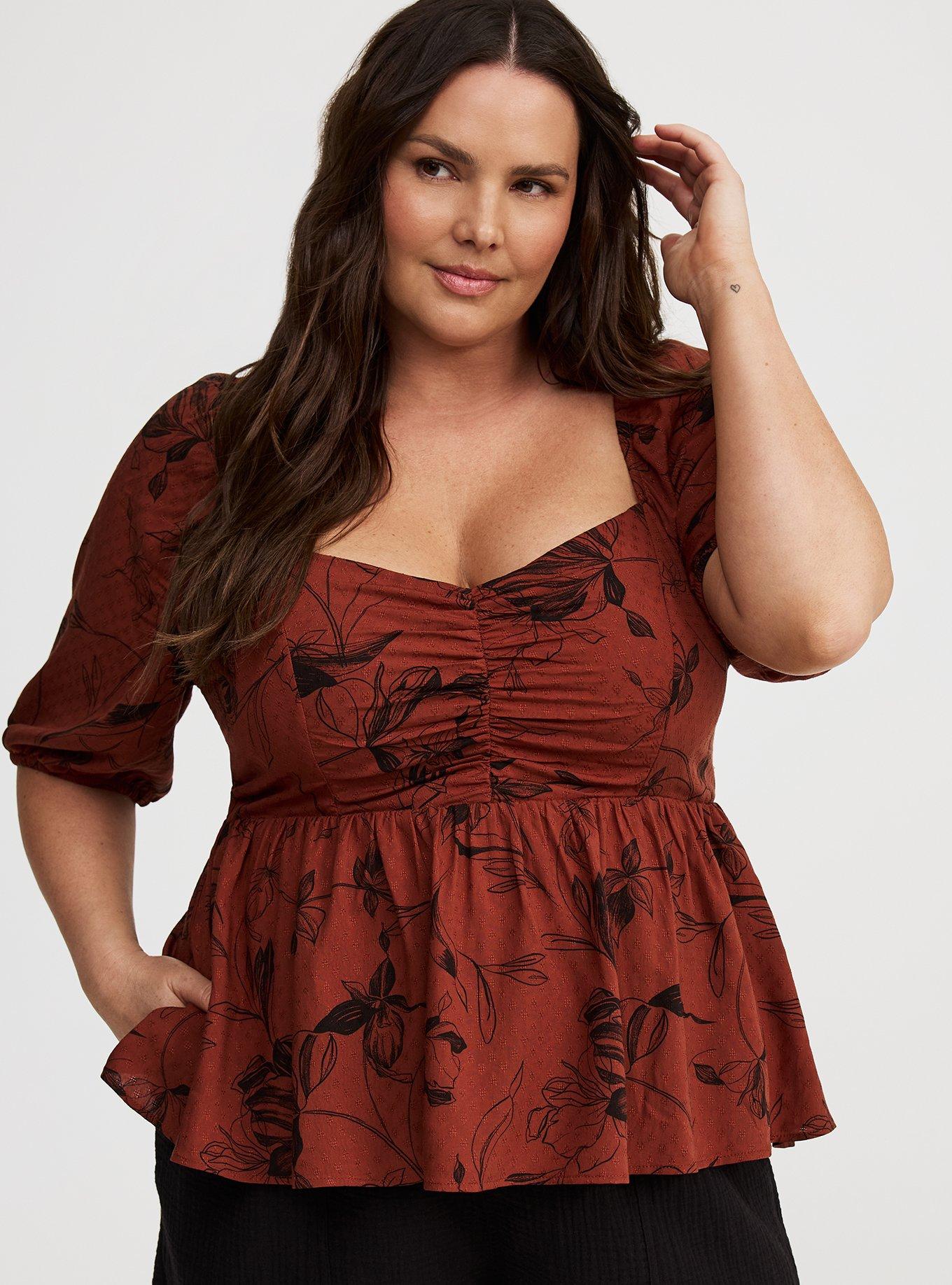 Peplum Sweetheart Top