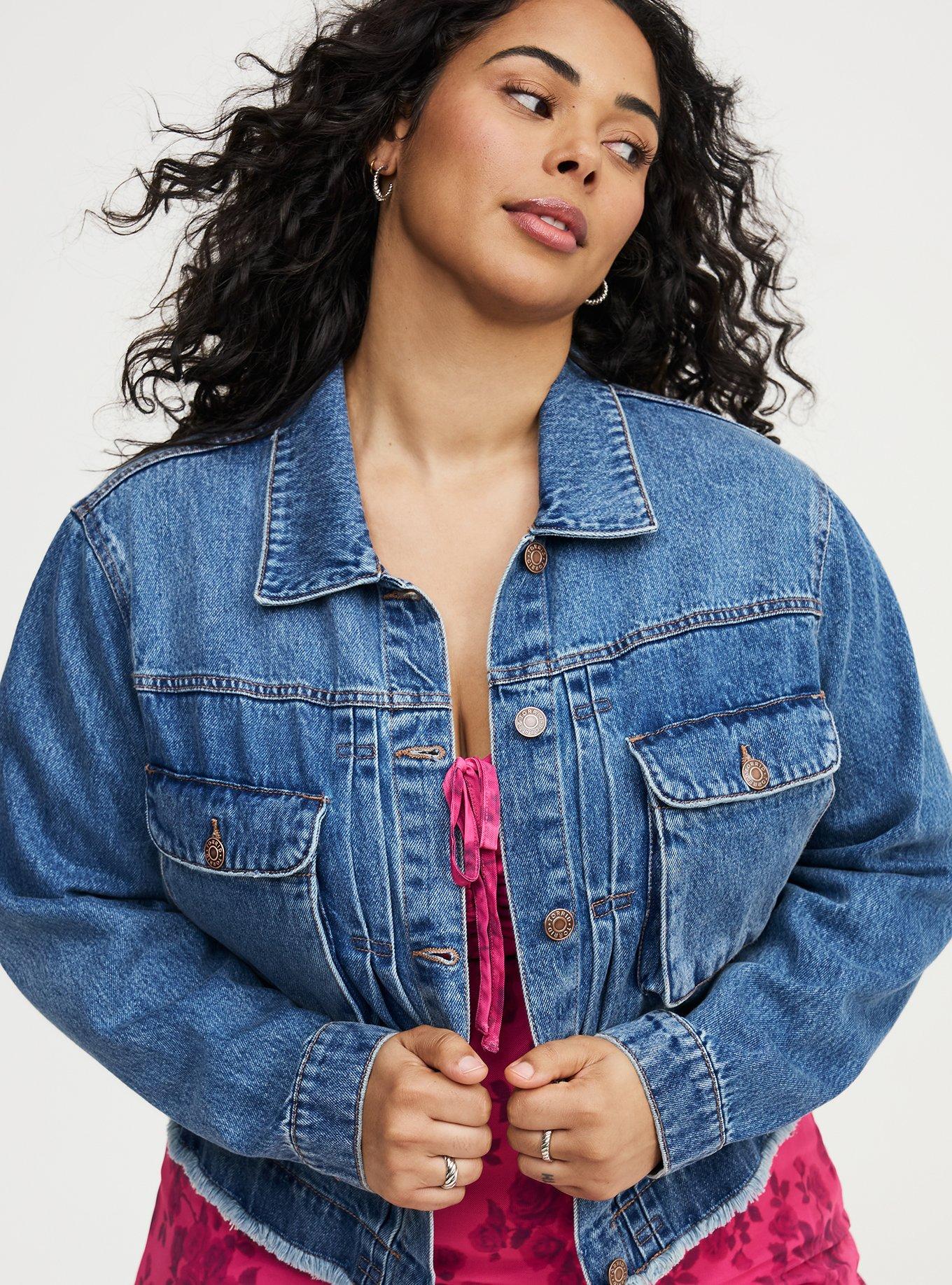 Vintage Denim Trucker Jacket, NILE, alternate