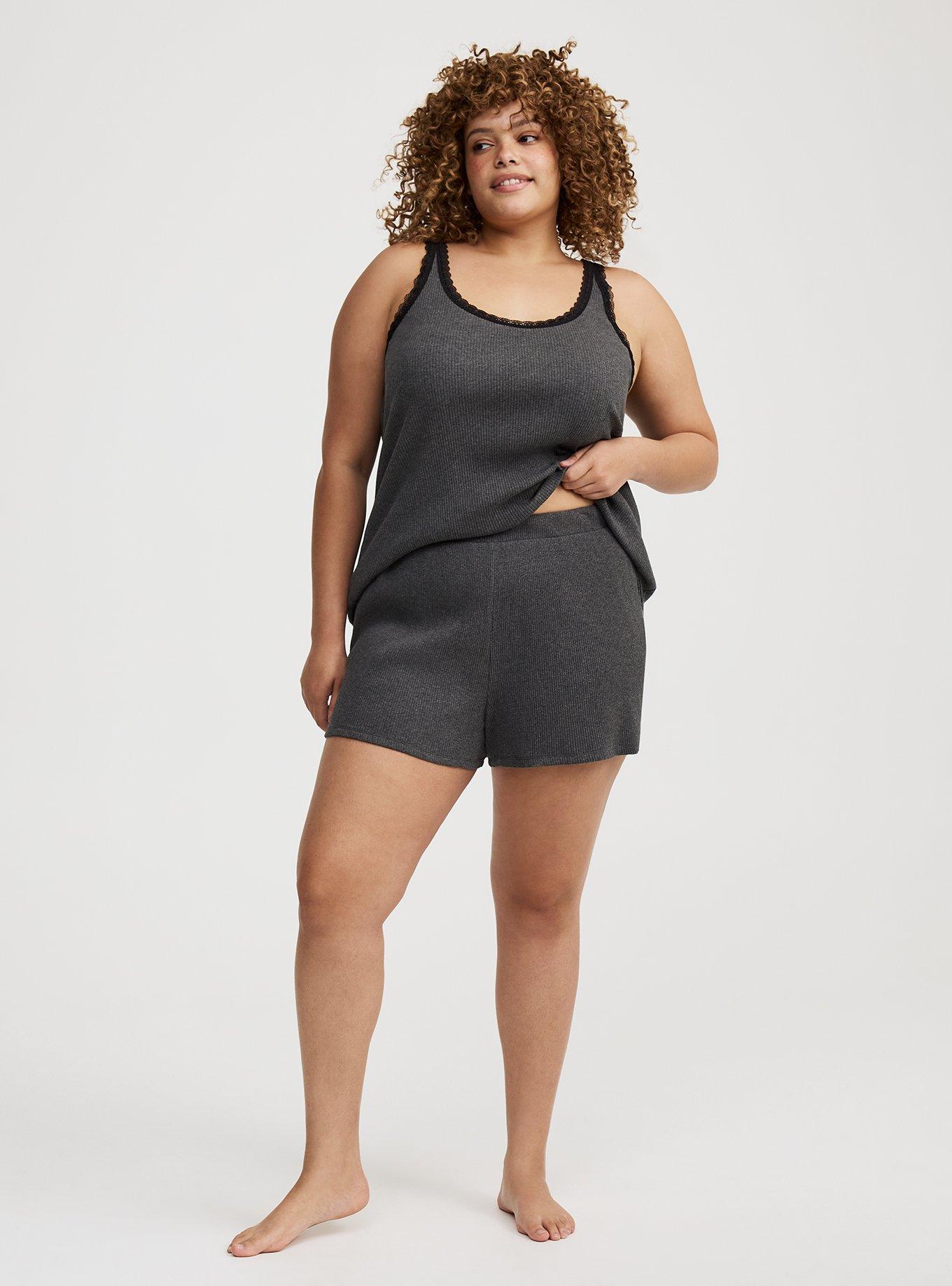 Cotton Rib Sleep Short