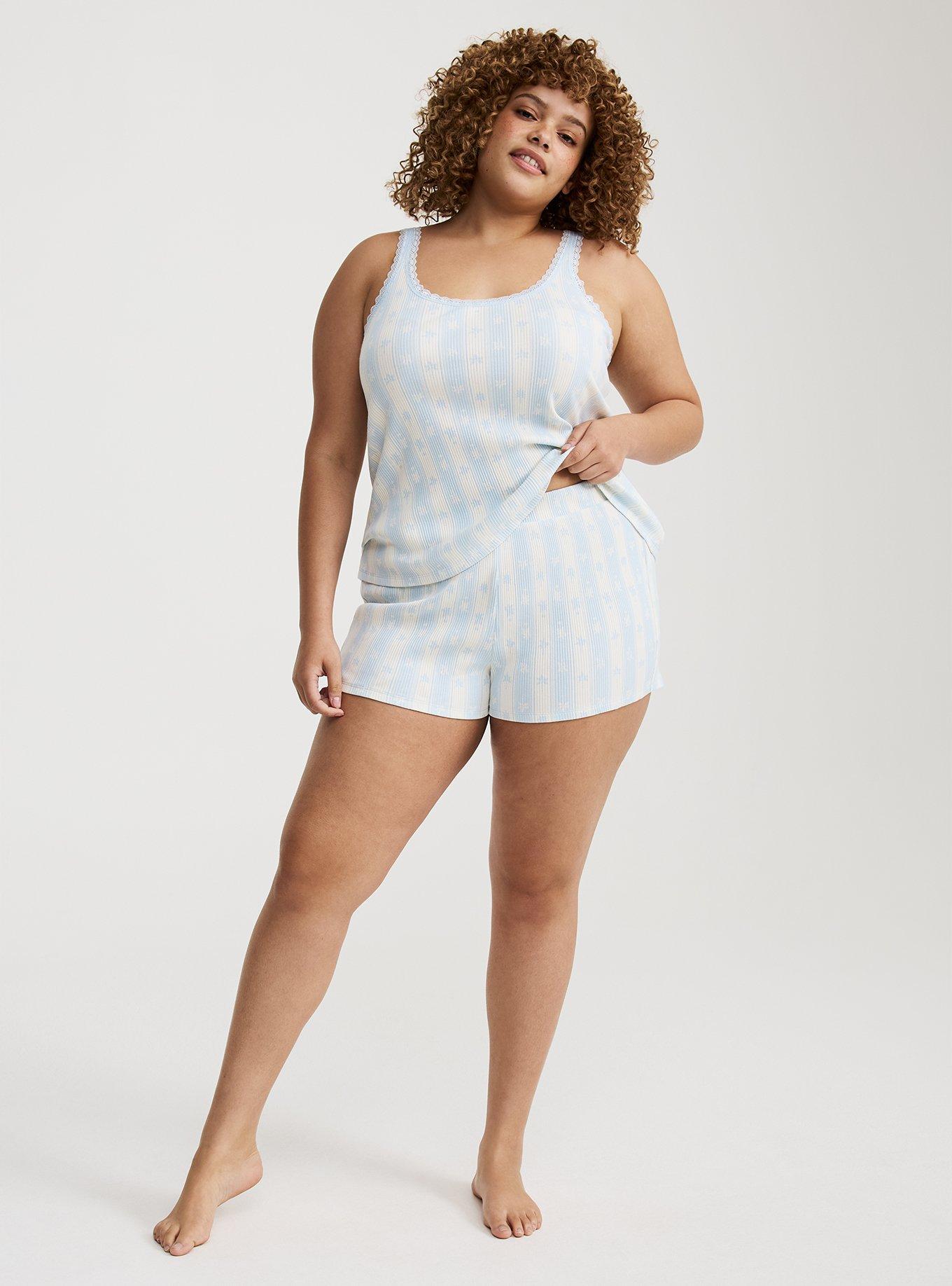 Cotton Rib Sleep Short