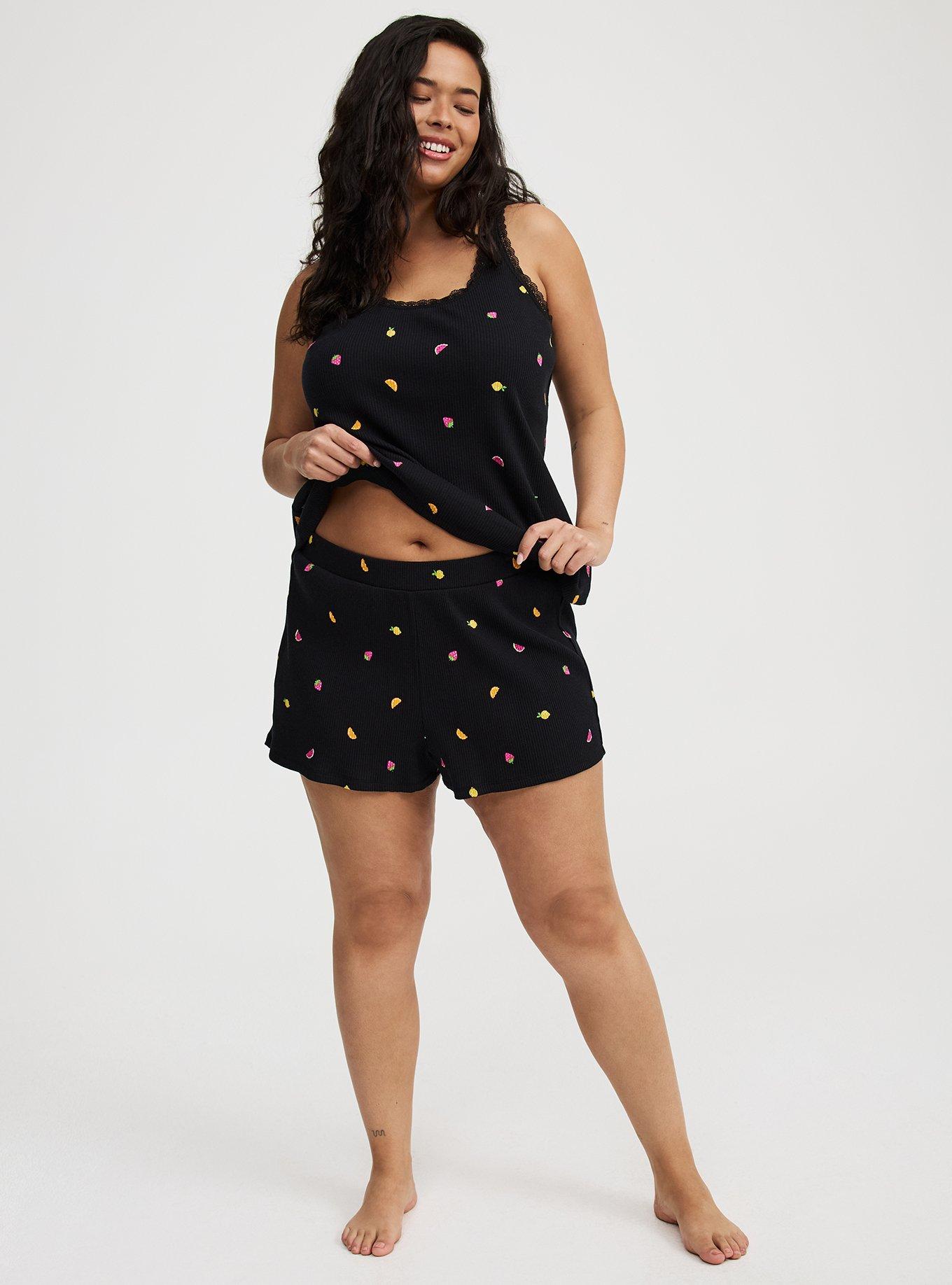 Cotton Rib Sleep Short