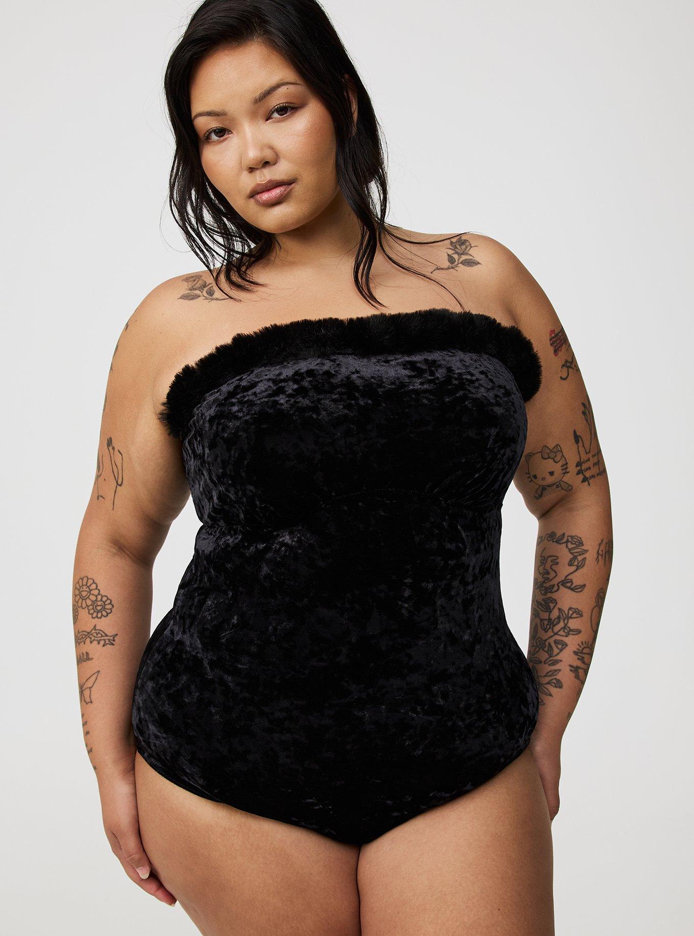 Halloween Velour Cat Bodysuit