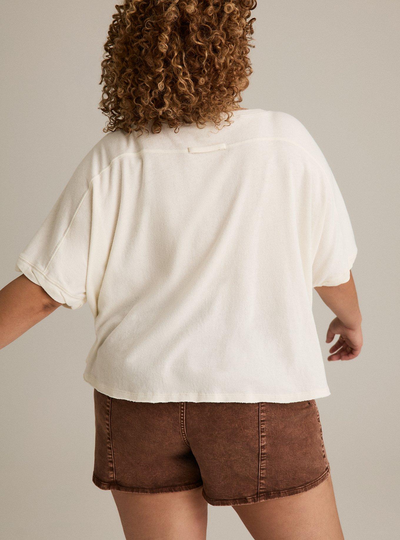 Festi Oversized Jersey Dolman Tee