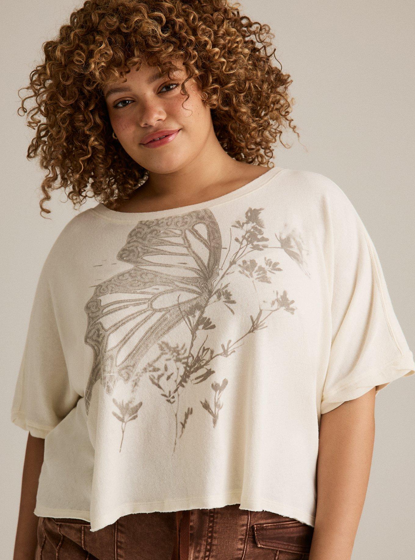 Festi Oversized Jersey Dolman Tee