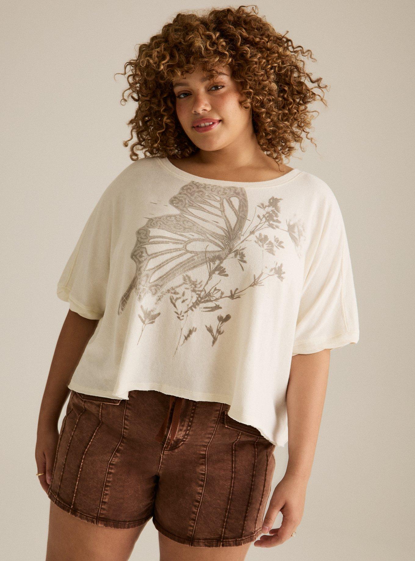 Festi Oversized Jersey Dolman Tee