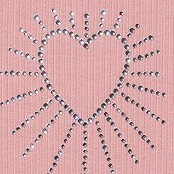Super Soft Rib High Neck Tank, RHINESTONE HEART RAYS BLUSH ROSE ELEGANCE, swatch