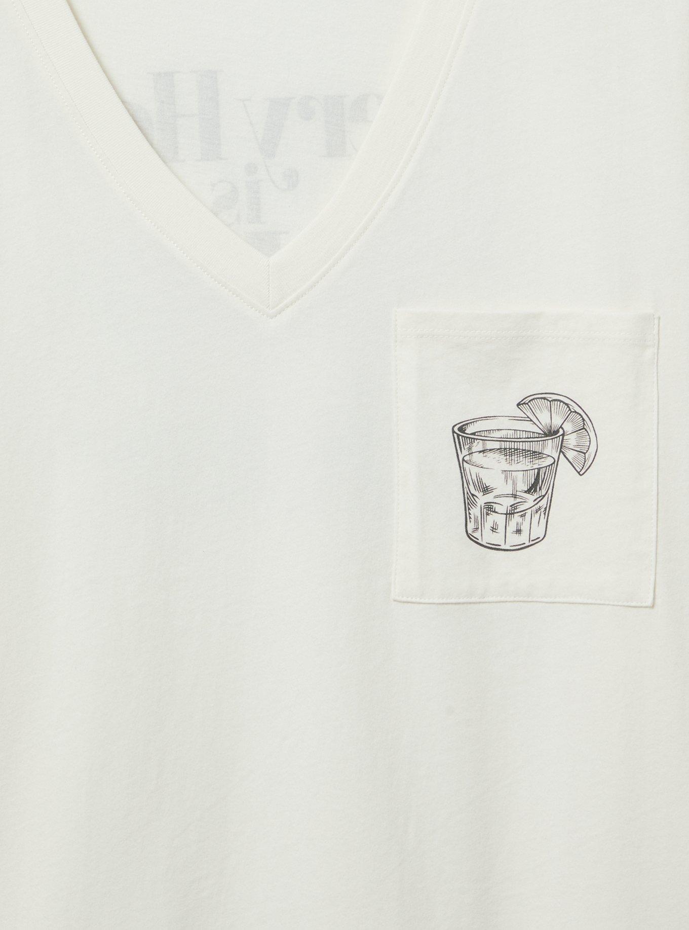 Heritage Jersey V-Neck Pocket Tee