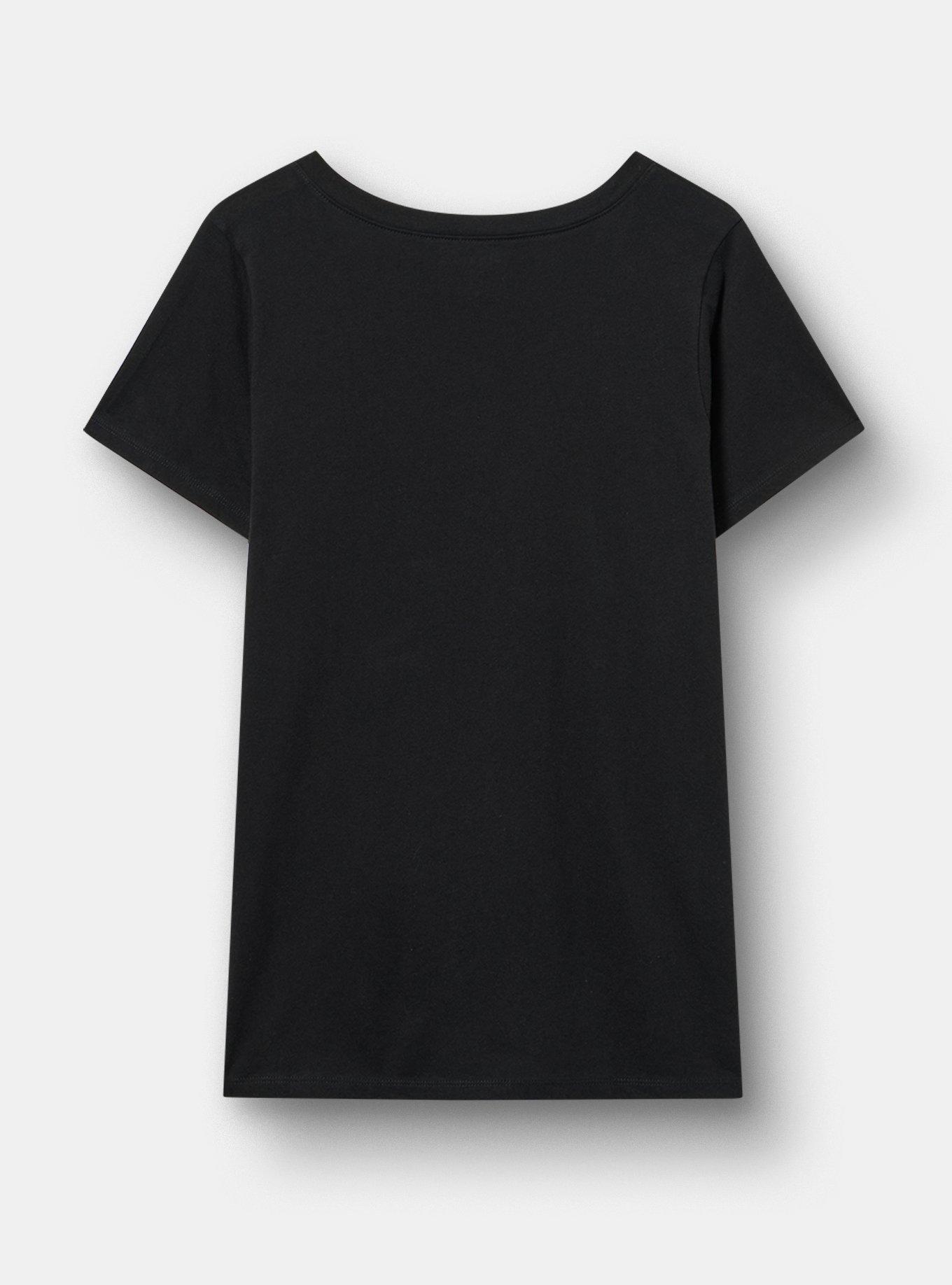 Classic Heritage Jersey V-Neck Pocket Tee, ALREADY ANNOYED DEEP BLACK, alternate