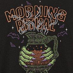 Oversized Heritage Jersey Tunic Tee, MORNING RITUAL DEEP BLACK, swatch