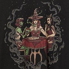 Oversized Heritage Jersey Tunic Tee, SPOOKY GIRLS DEEP BLACK, swatch