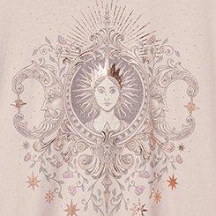 Oversized Heritage Jersey Tunic Tee, SUN MOON VINTAGE DUSKY ROSE, swatch