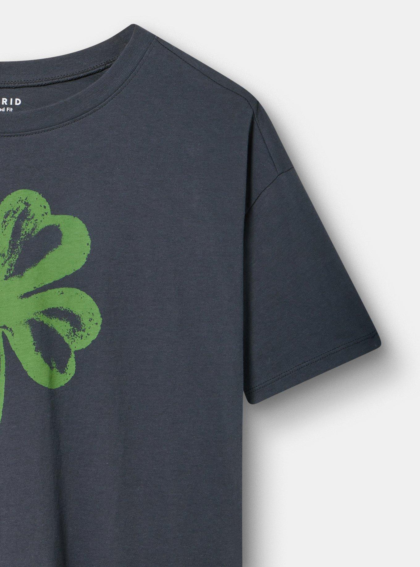 Relaxed Heritage Jersey Crew Tee, FOUR LEAF CLOVER OBSIDIAN, alternate