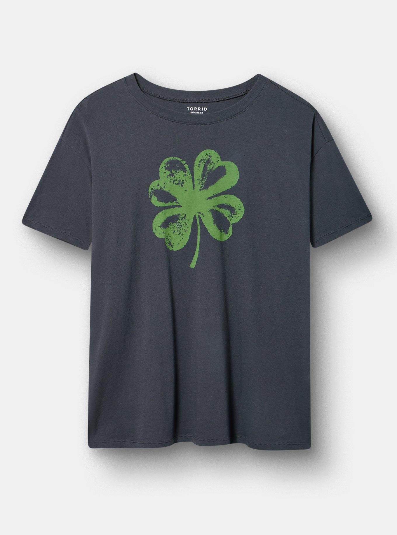 Plus Size Relaxed Heritage Jersey Crew Tee, FOUR LEAF CLOVER OBSIDIAN, hi-res