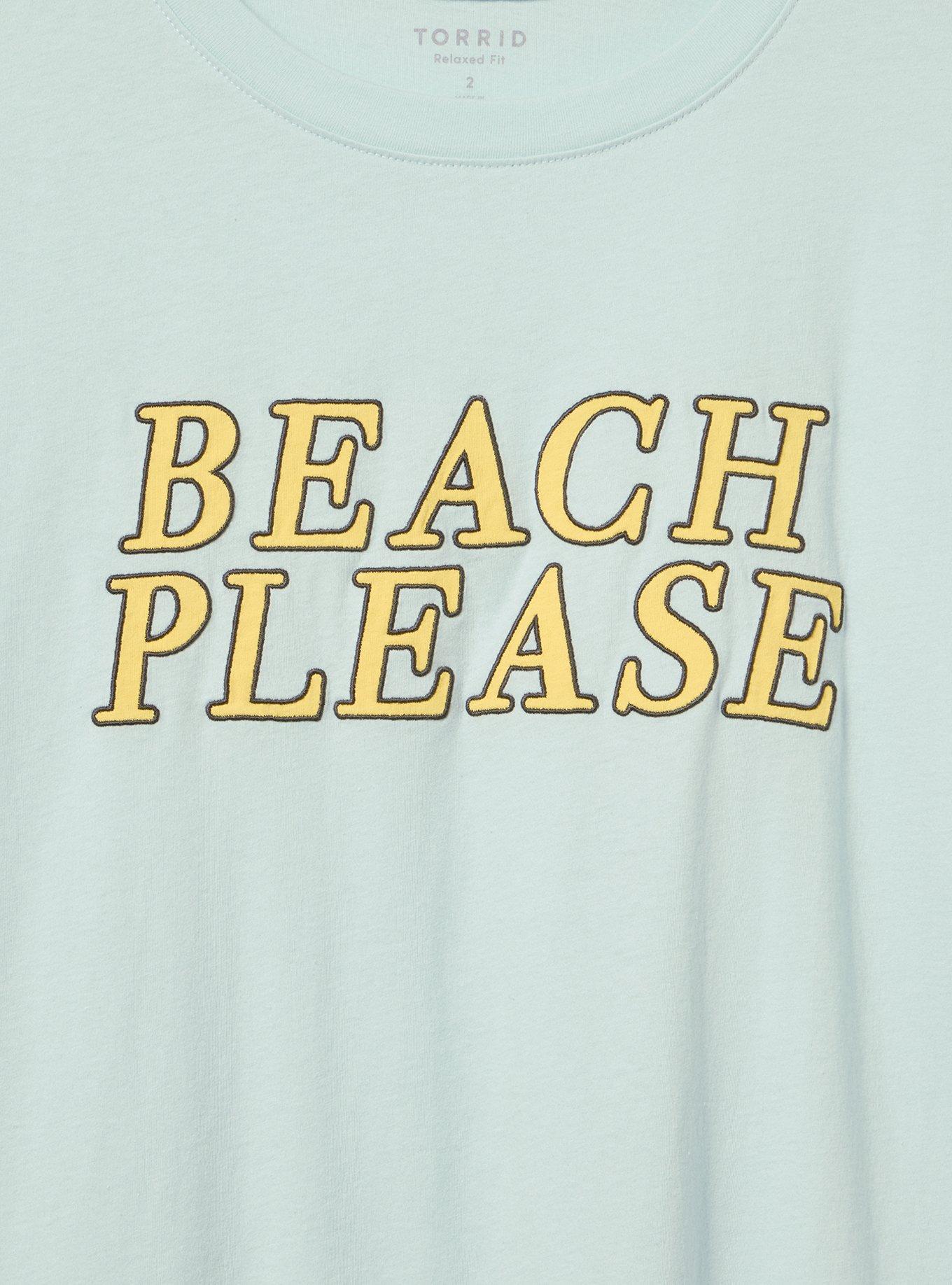 Relaxed Heritage Jersey Crew Tee, BEACH PLEASE PASTEL BLUE, alternate