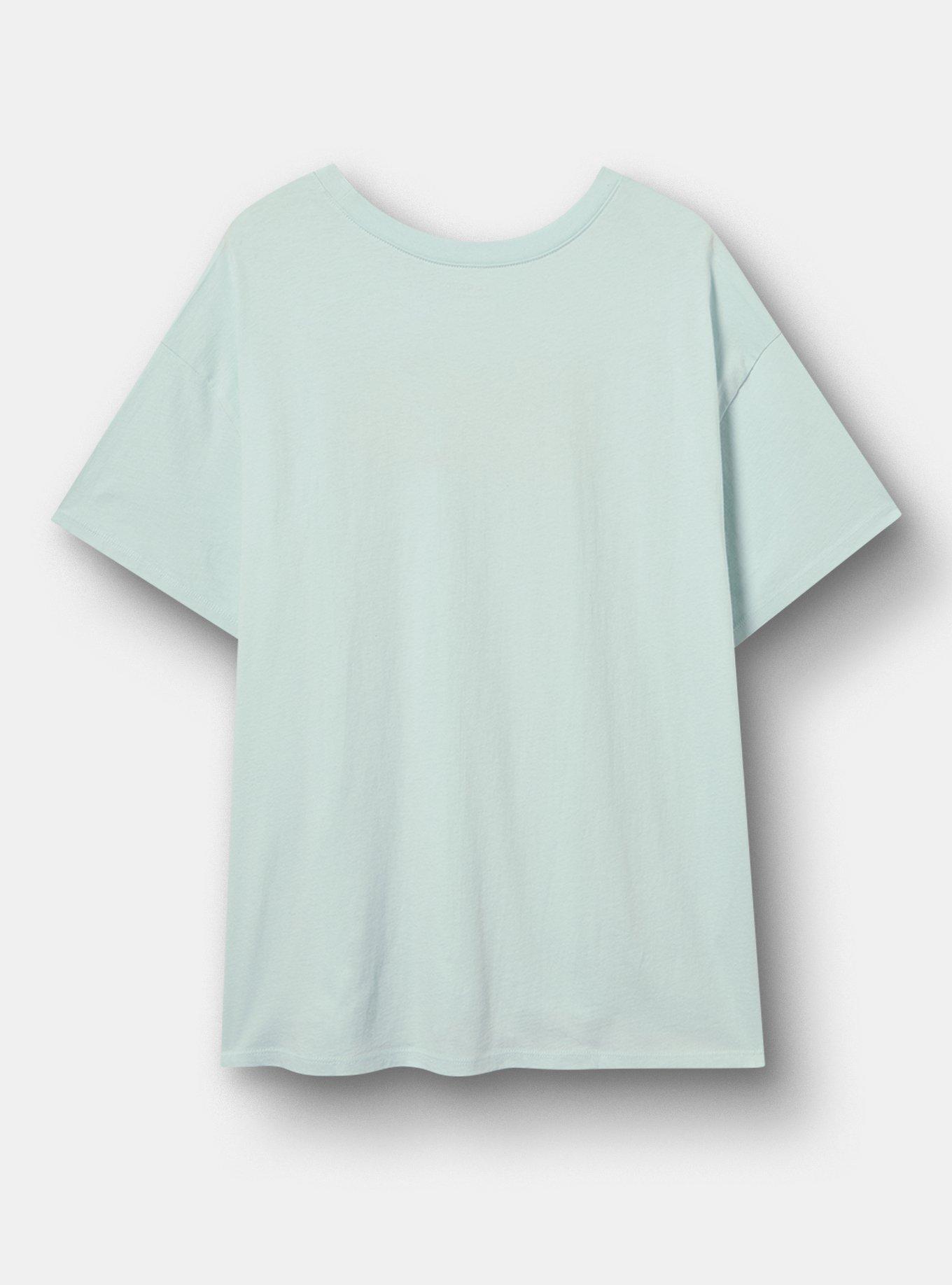 Relaxed Heritage Jersey Crew Tee, BEACH PLEASE PASTEL BLUE, alternate