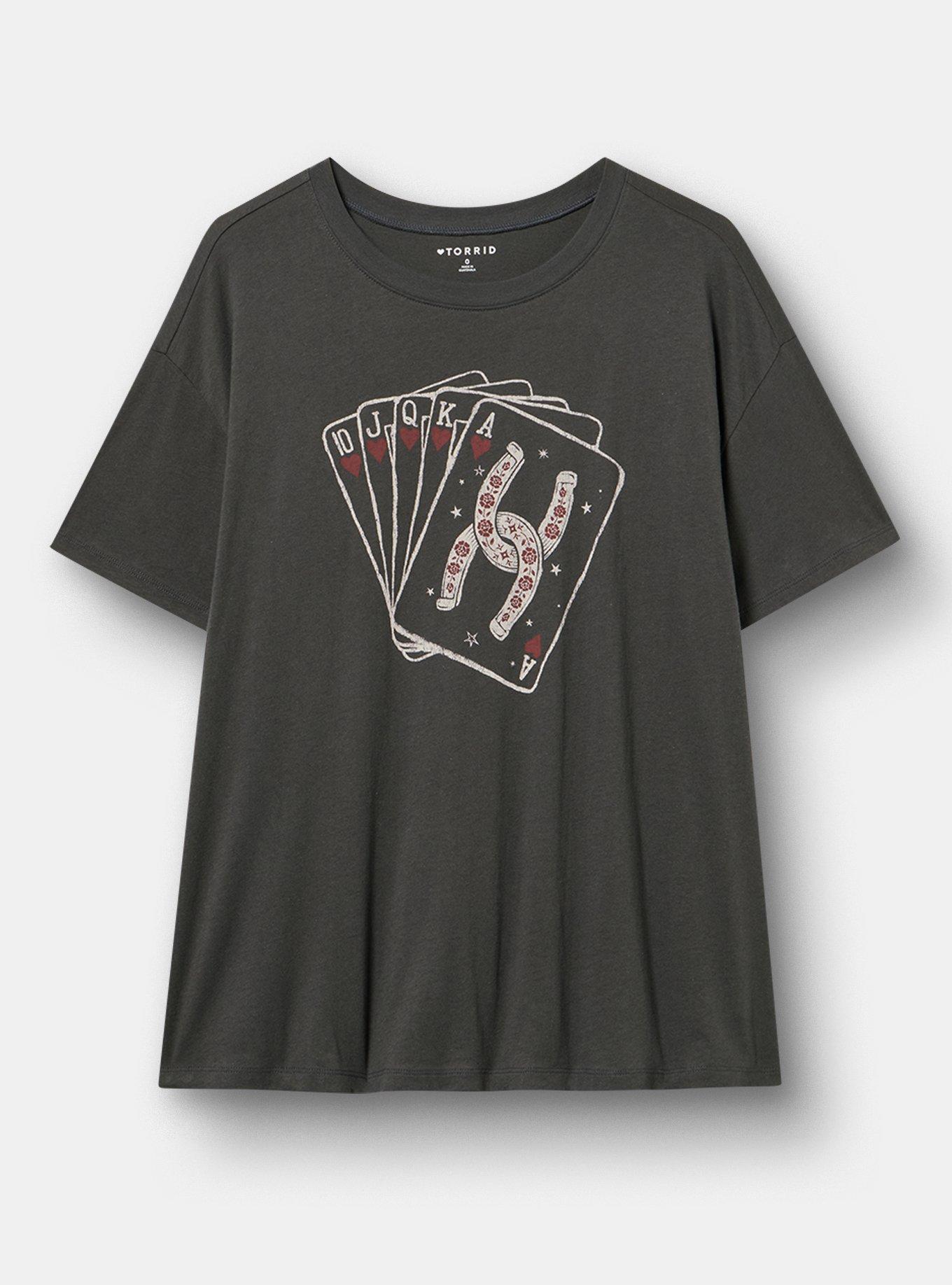 Relaxed Heritage Jersey Crew Tee, ROYAL FLUSH VINTAGE BLACK, hi-res