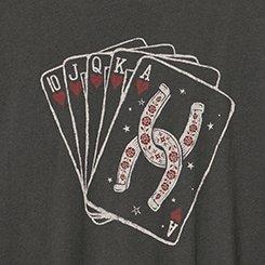 Relaxed Heritage Jersey Crew Tee, ROYAL FLUSH VINTAGE BLACK, swatch