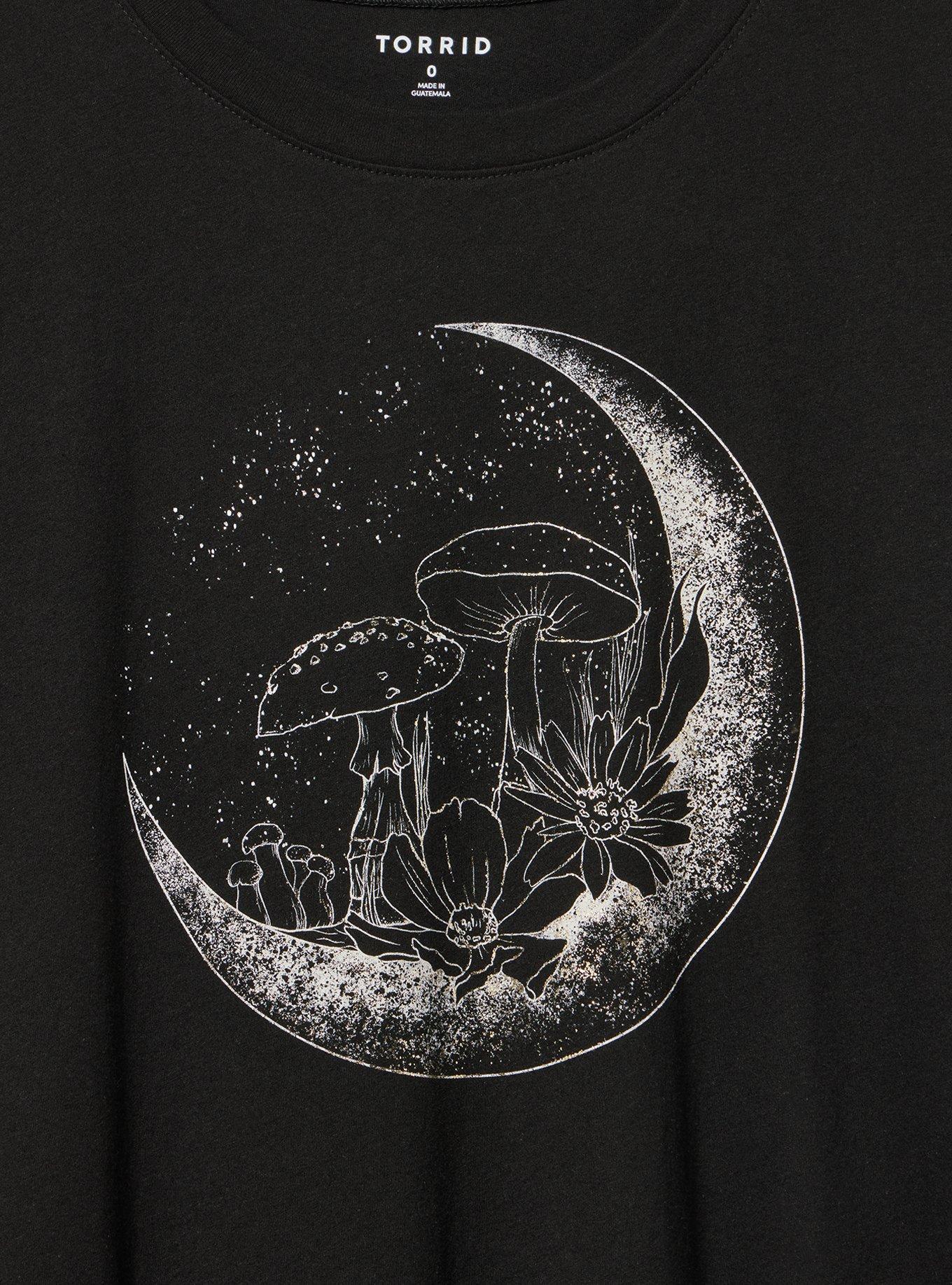 Relaxed Heritage Jersey Crew Tee, GROW POSITIVE DEEP BLACK, alternate