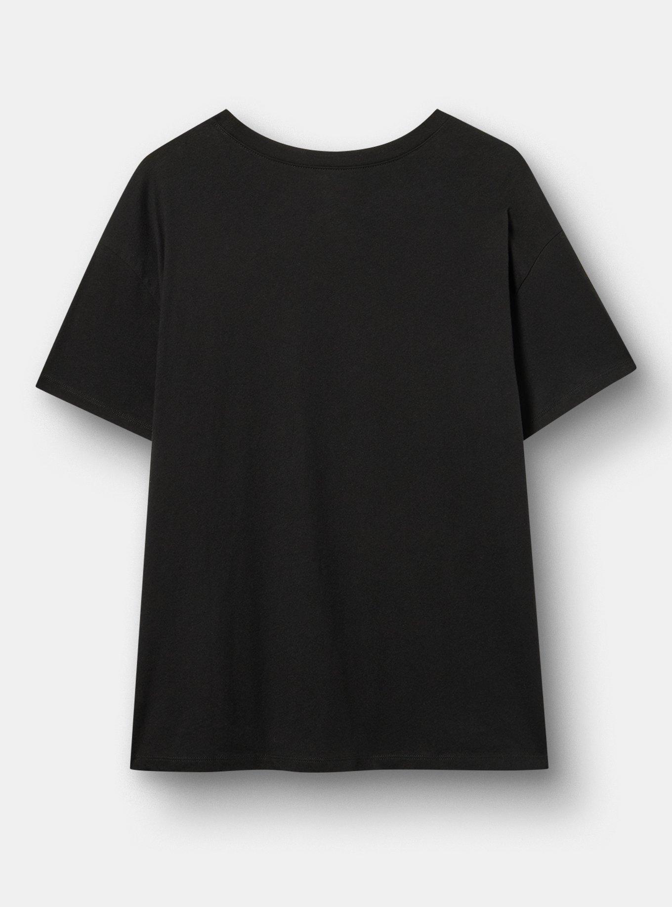 Relaxed Heritage Jersey Crew Tee, GROW POSITIVE DEEP BLACK, alternate