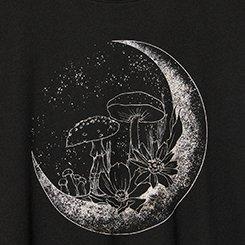 Relaxed Heritage Jersey Crew Tee, GROW POSITIVE DEEP BLACK, swatch