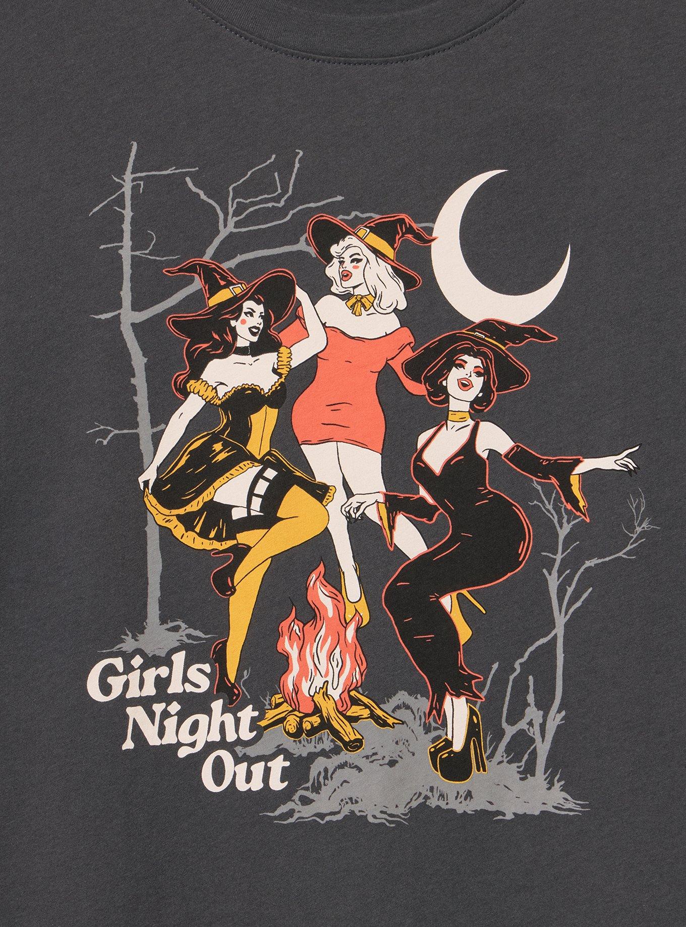 Plus Size Relaxed Heritage Jersey Crew Tee, GIRLS NIGHT VINTAGE BLACK, alternate