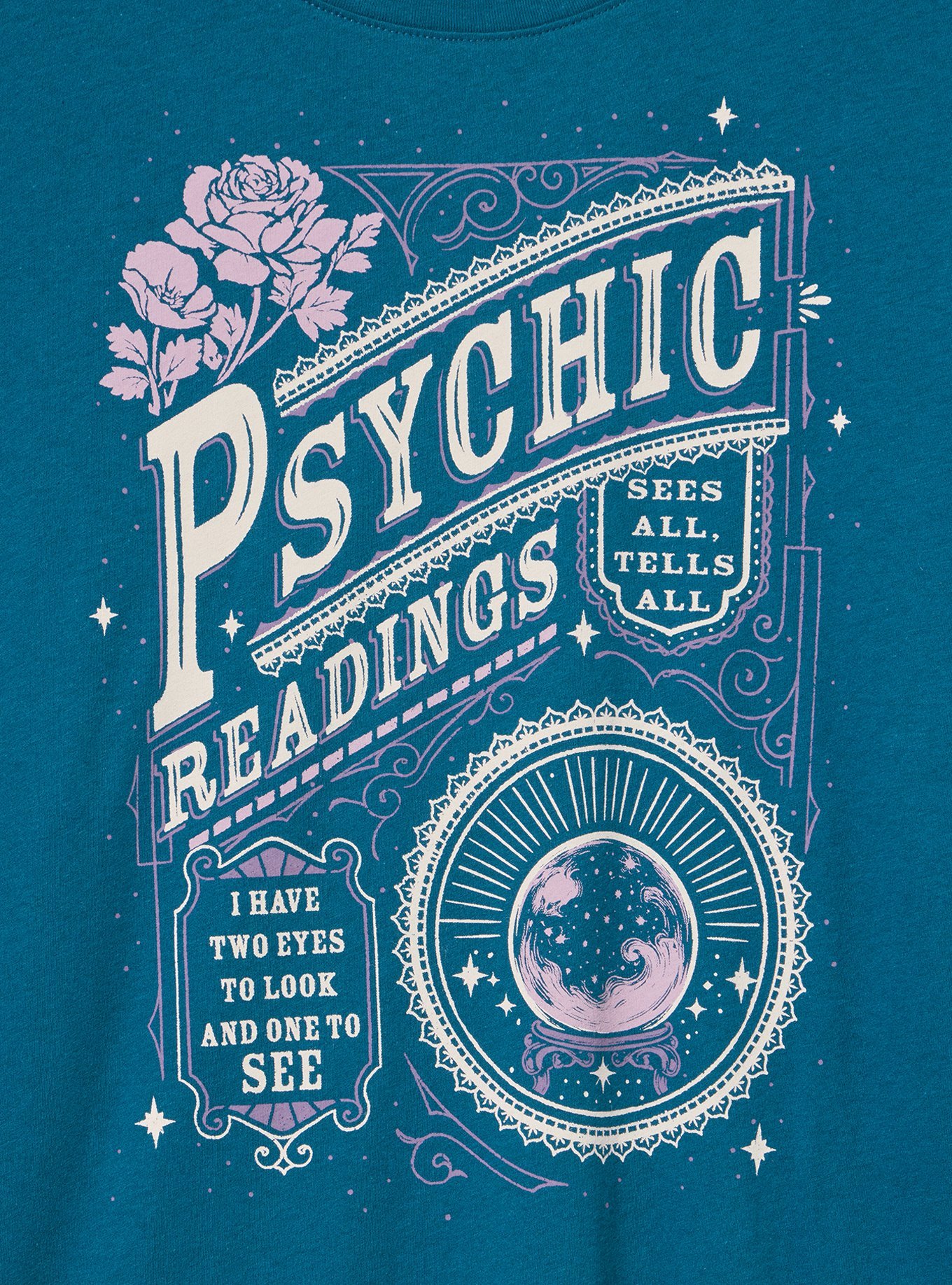 Relaxed Heritage Jersey Crew Tee, PSYCHIC READINGS AD LEGION BLUE, alternate