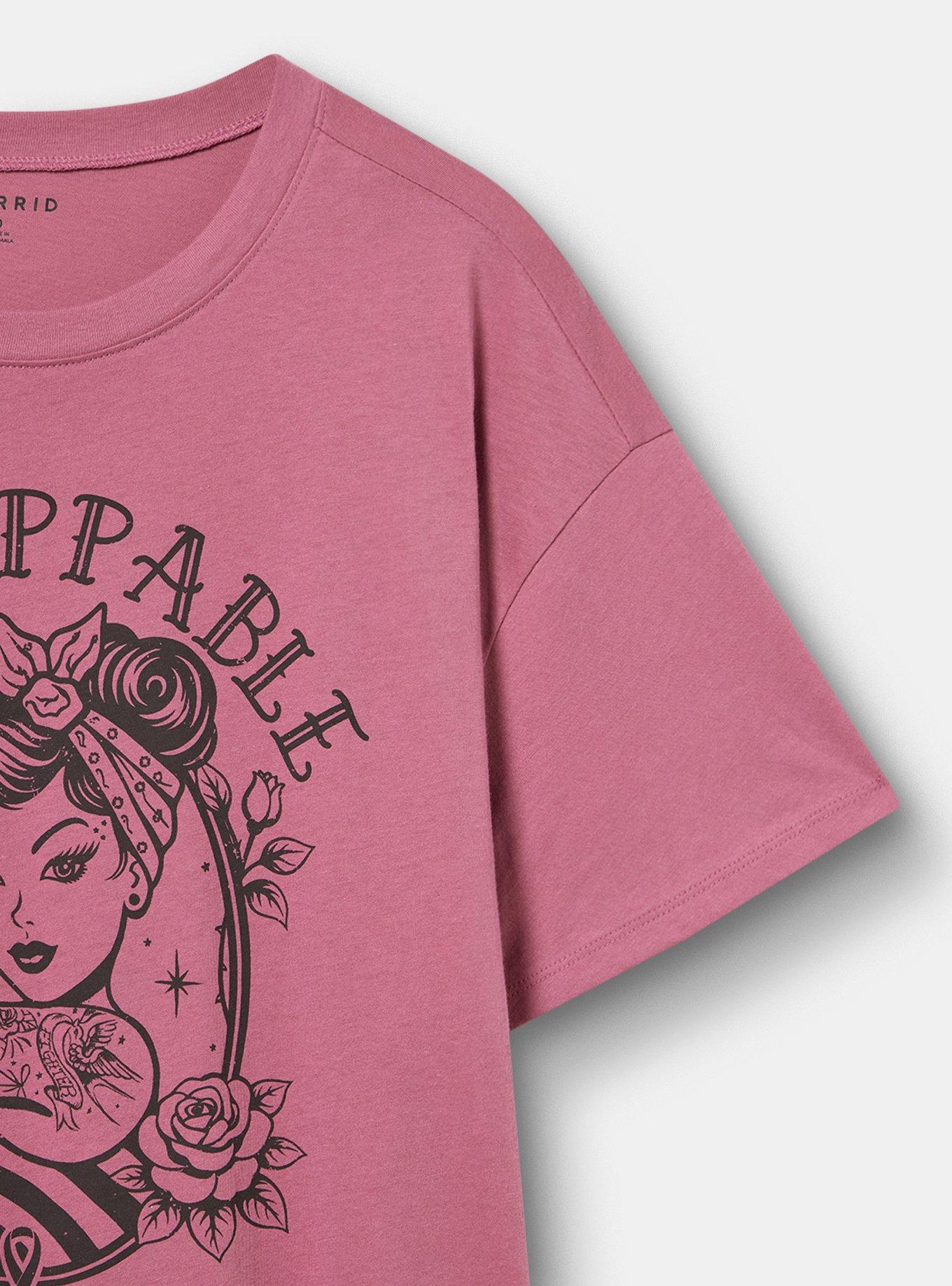 Relaxed Heritage Jersey Crew Tee, UNSTOPPABLE GIRL MELLOW MAUVE, alternate