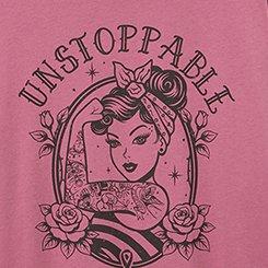 Relaxed Heritage Jersey Crew Tee, UNSTOPPABLE GIRL MELLOW MAUVE, swatch