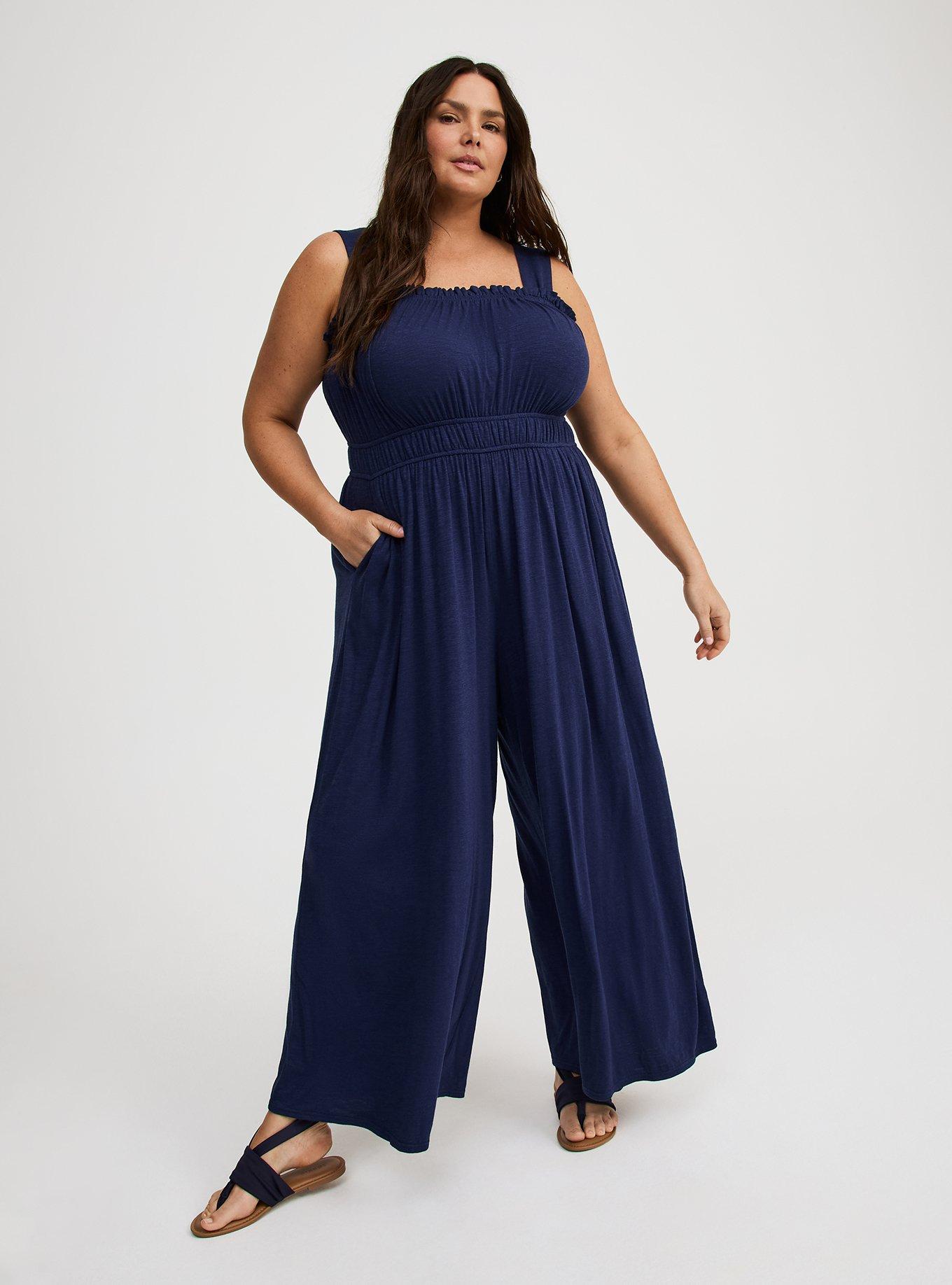 Shirred Jumpsuit