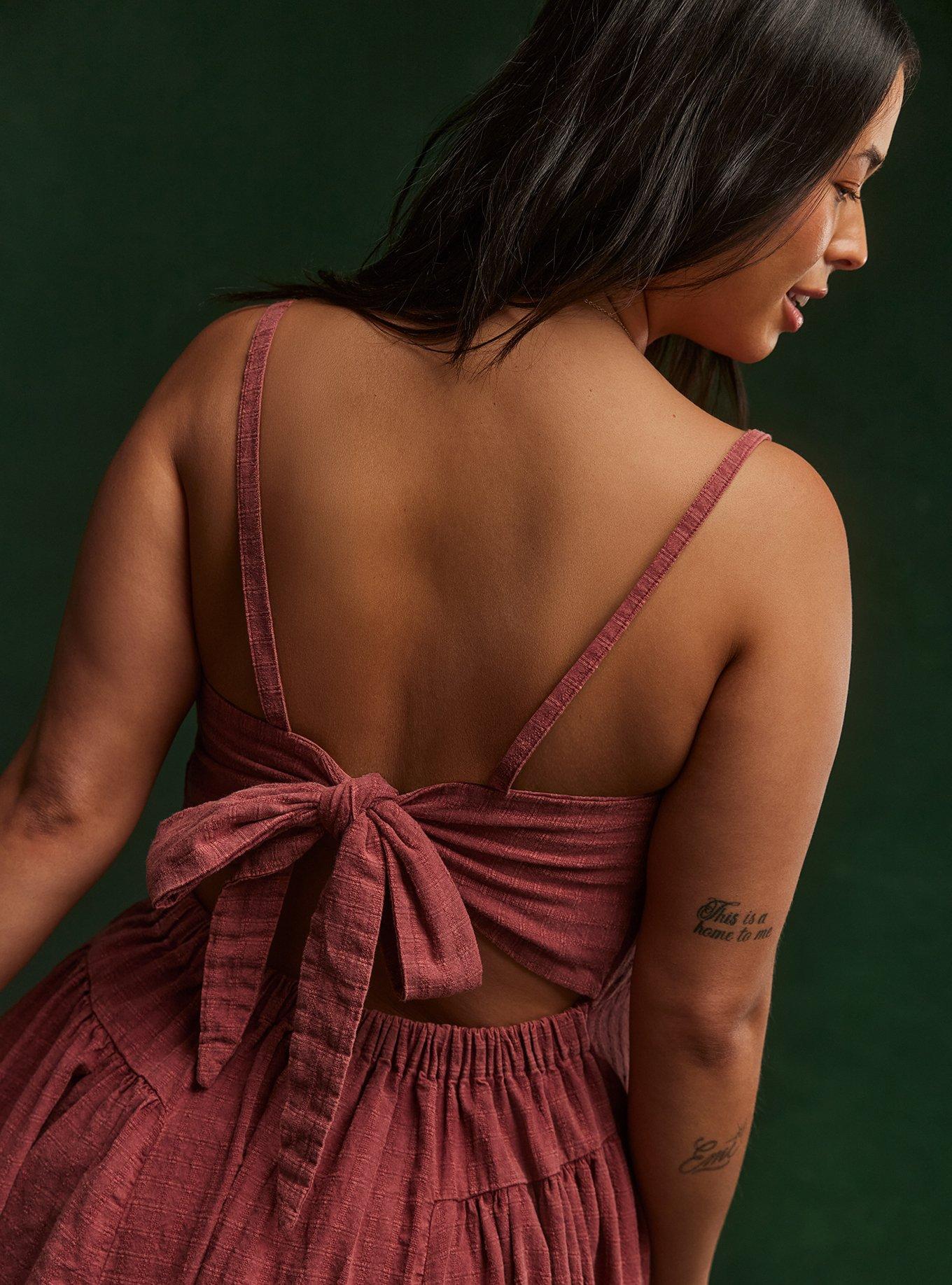 Festi Tie-Back Maxi Dress
