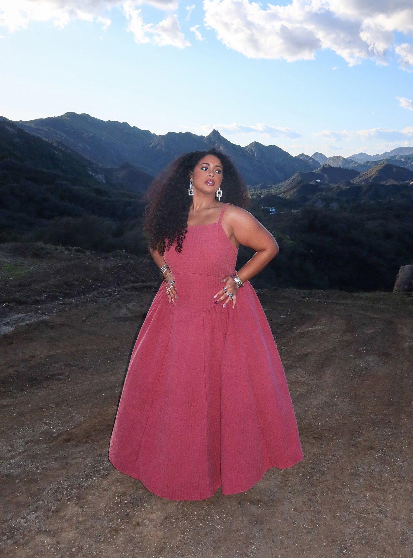 Festi Tie-Back Maxi Dress
