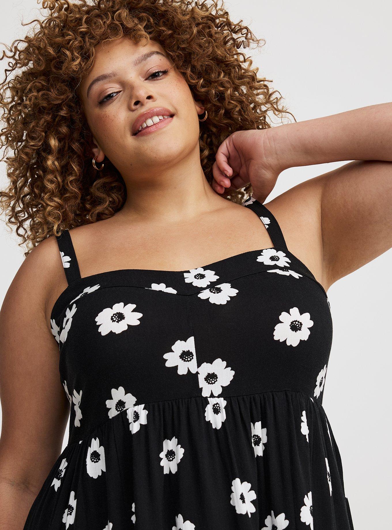 Tiered Sweetheart Mini Dress