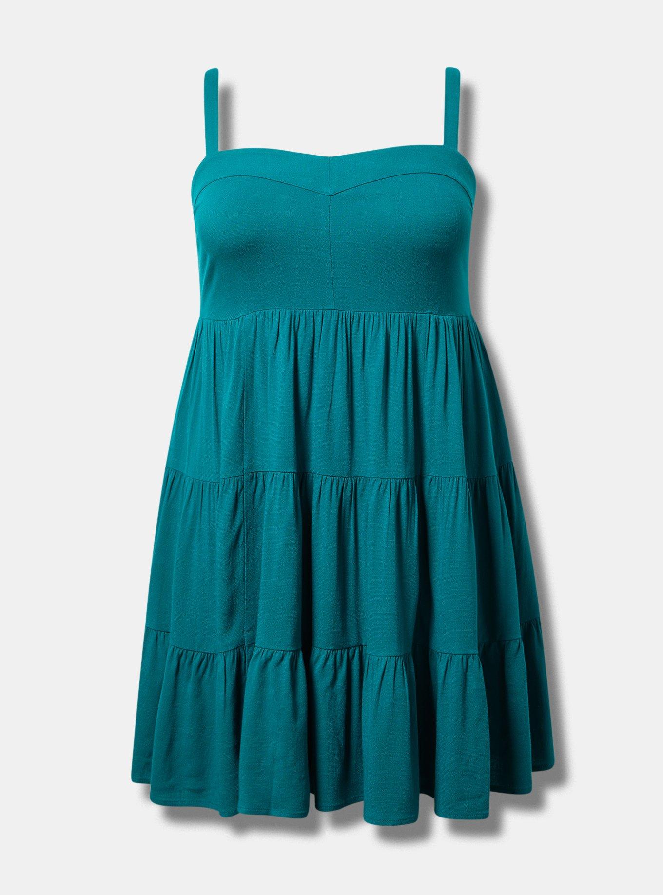 Tiered Sweetheart Mini Dress