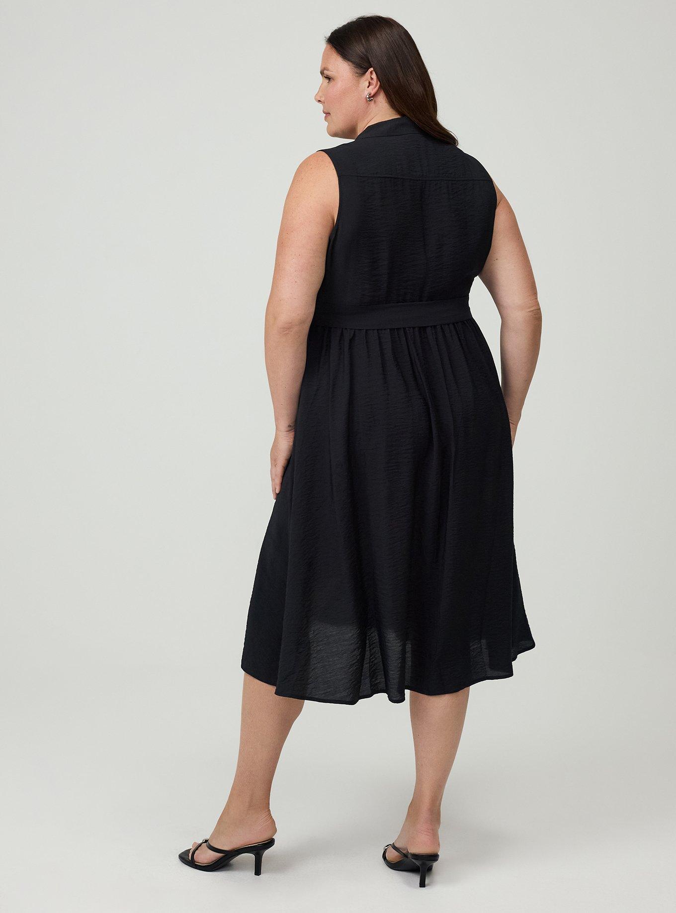 torrid shirt dress Plus Size - Collared Shirt Midi Dress
