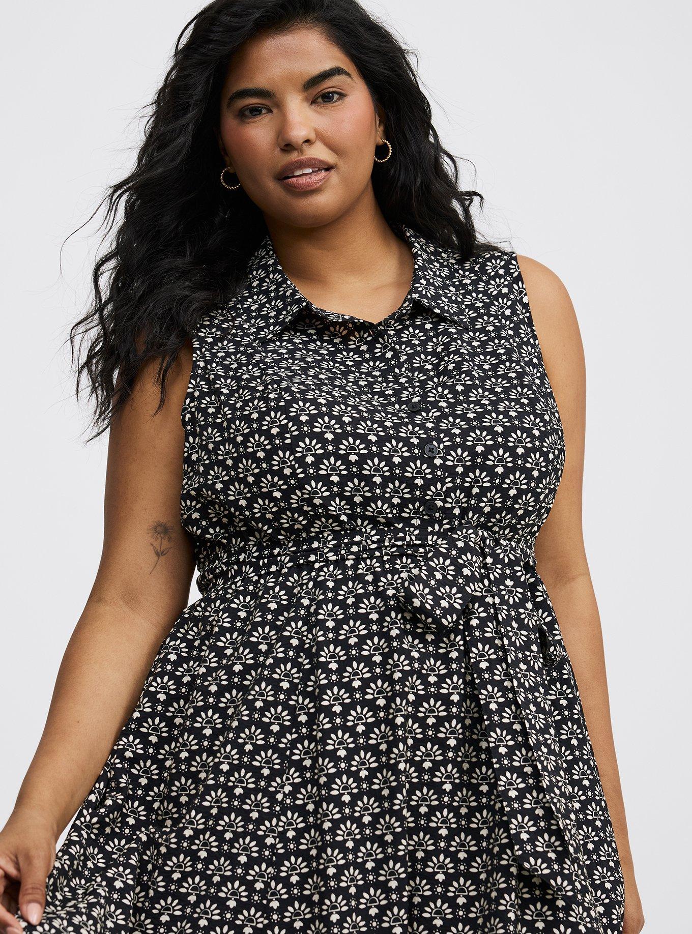 Collared Midi Shirt Dress