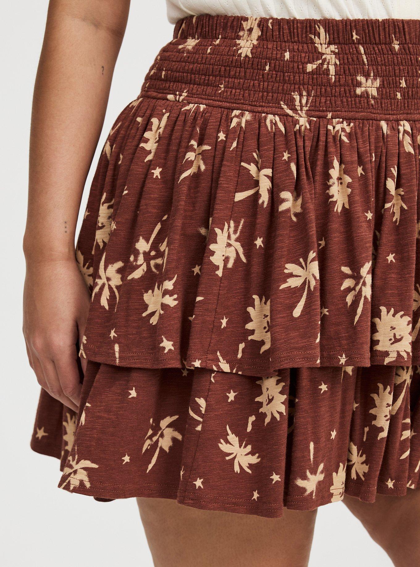 Smocked Tiered Skort