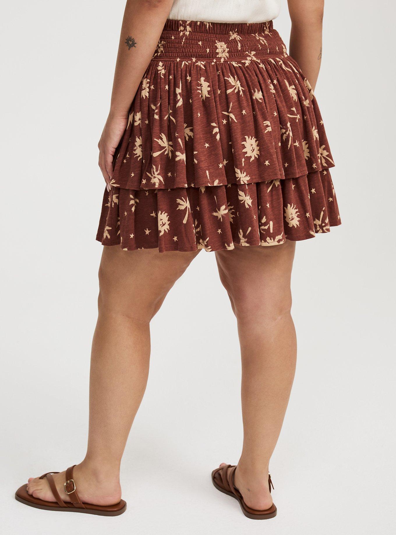 Smocked Tiered Skort