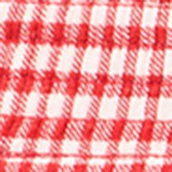 Smocked Tiered Skort, SOPHIE GINGHAM RED, swatch