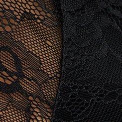 Lace Crop Top & Maxi Skirt Set, DEEP BLACK, swatch