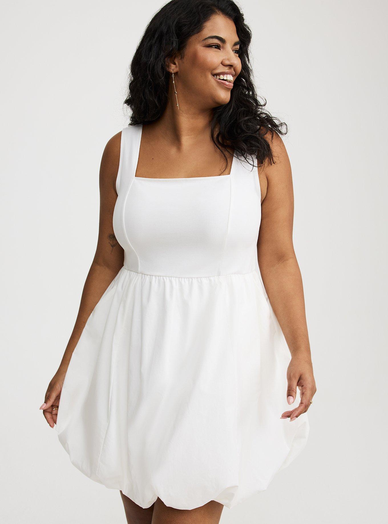 Mini Poplin Bubble Dress