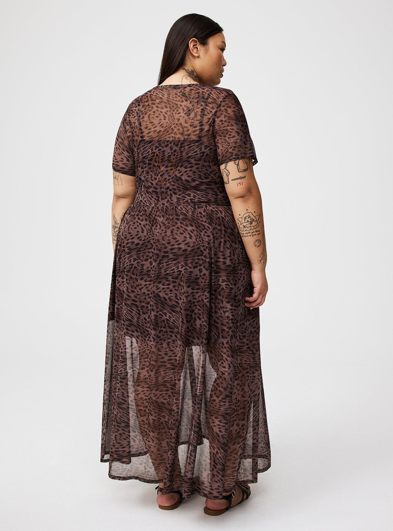 Relaxed Tea Length T-Shirt Dress