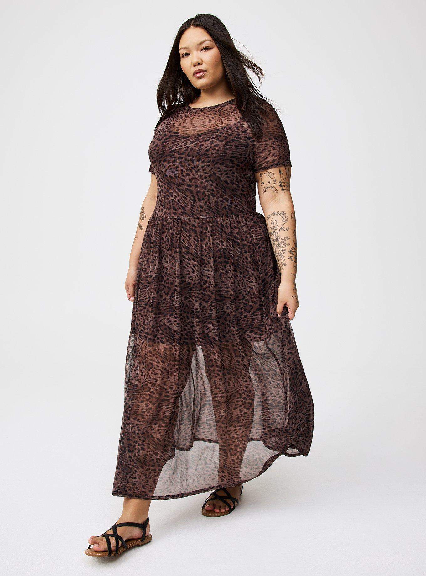 Relaxed Tea Length T-Shirt Dress