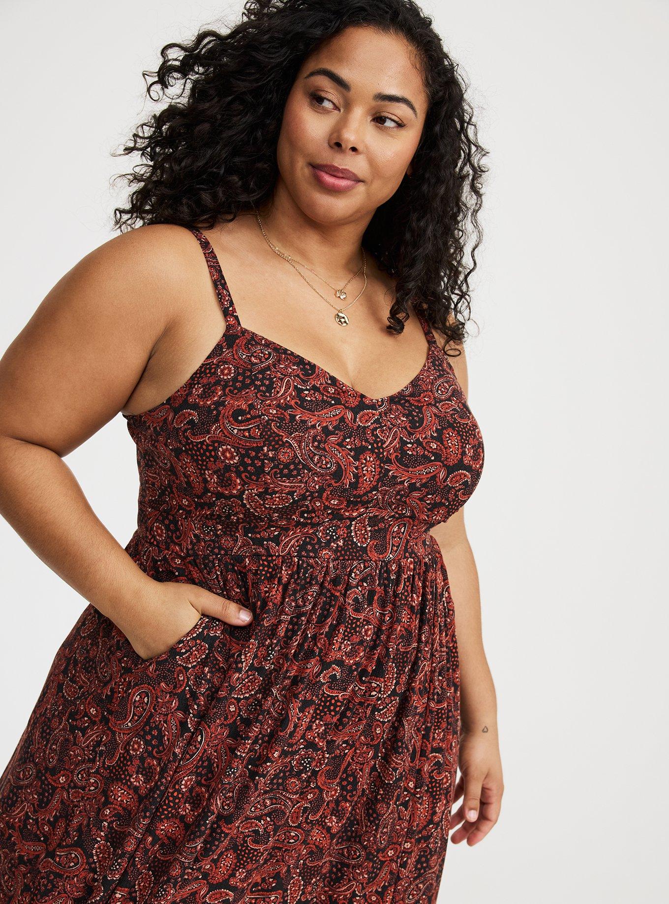 Maxi Tiered Hanky-Hem Dress