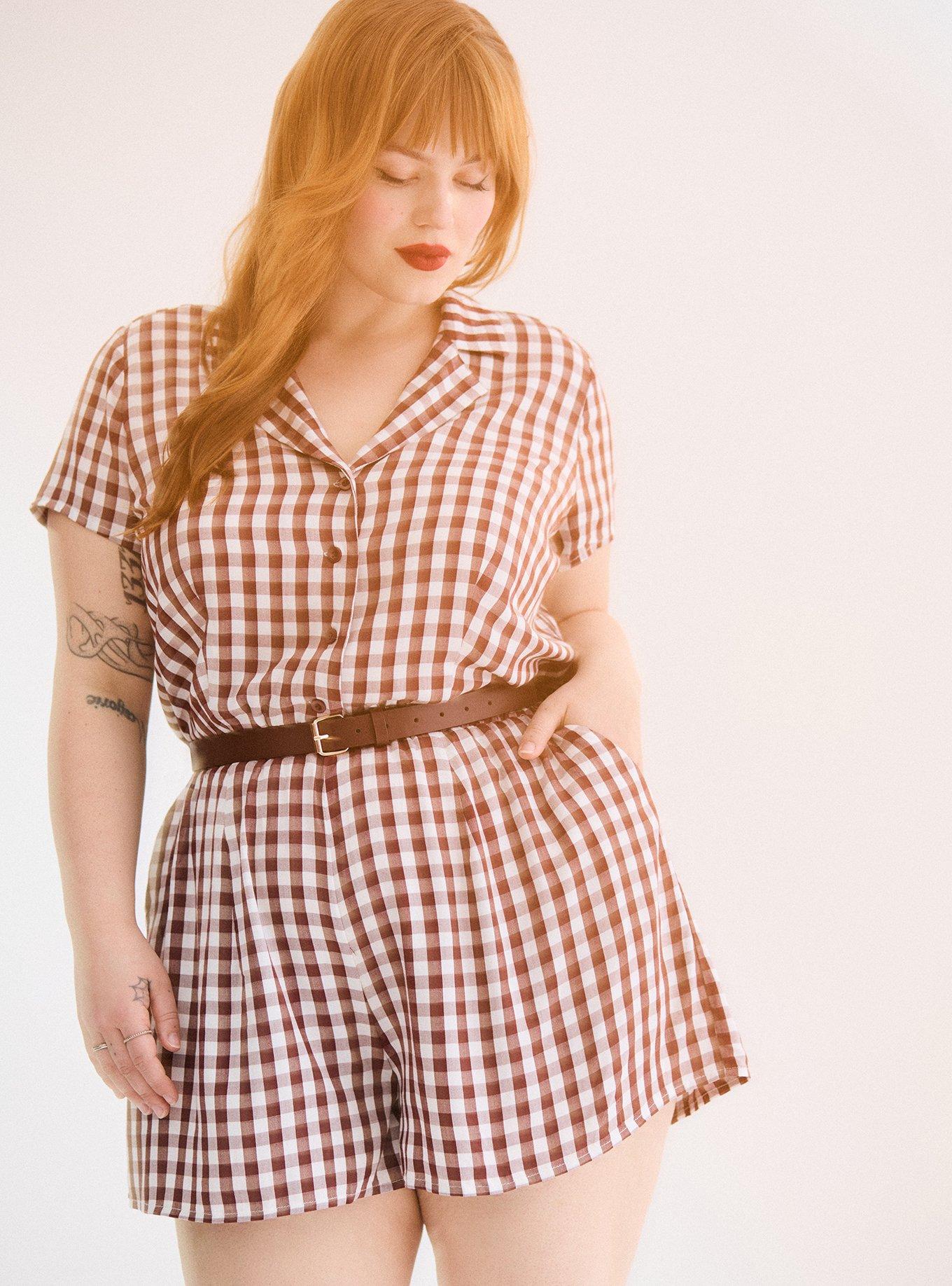 Retro Chic Collared Short Jumpsuit