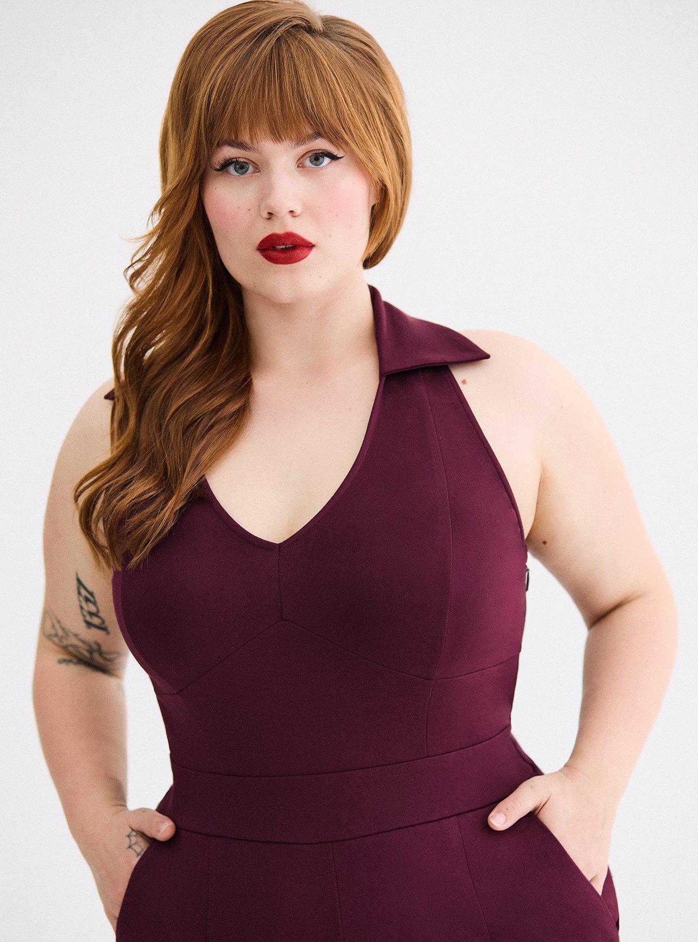 Retro Chic Halter Jumpsuit